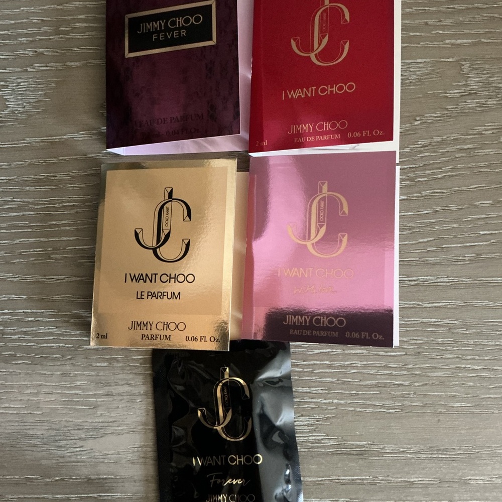 Jimmy Choo Perfume Sample Collection -  Lot of (2) sets